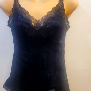 EXPRESS velour lace cami